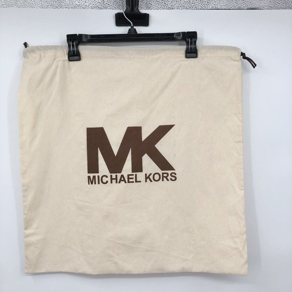 Michael Kors Handbags - Michael Kors Dust Bag Used Beige Brown Drawstring